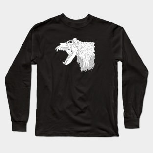 Mutant Bear Greyscale Long Sleeve T-Shirt